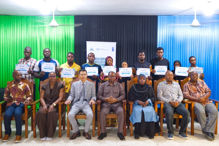 Dumisha Amani II trains 60 youth across Zanzibar, strengthening vocational skills and promoting peace